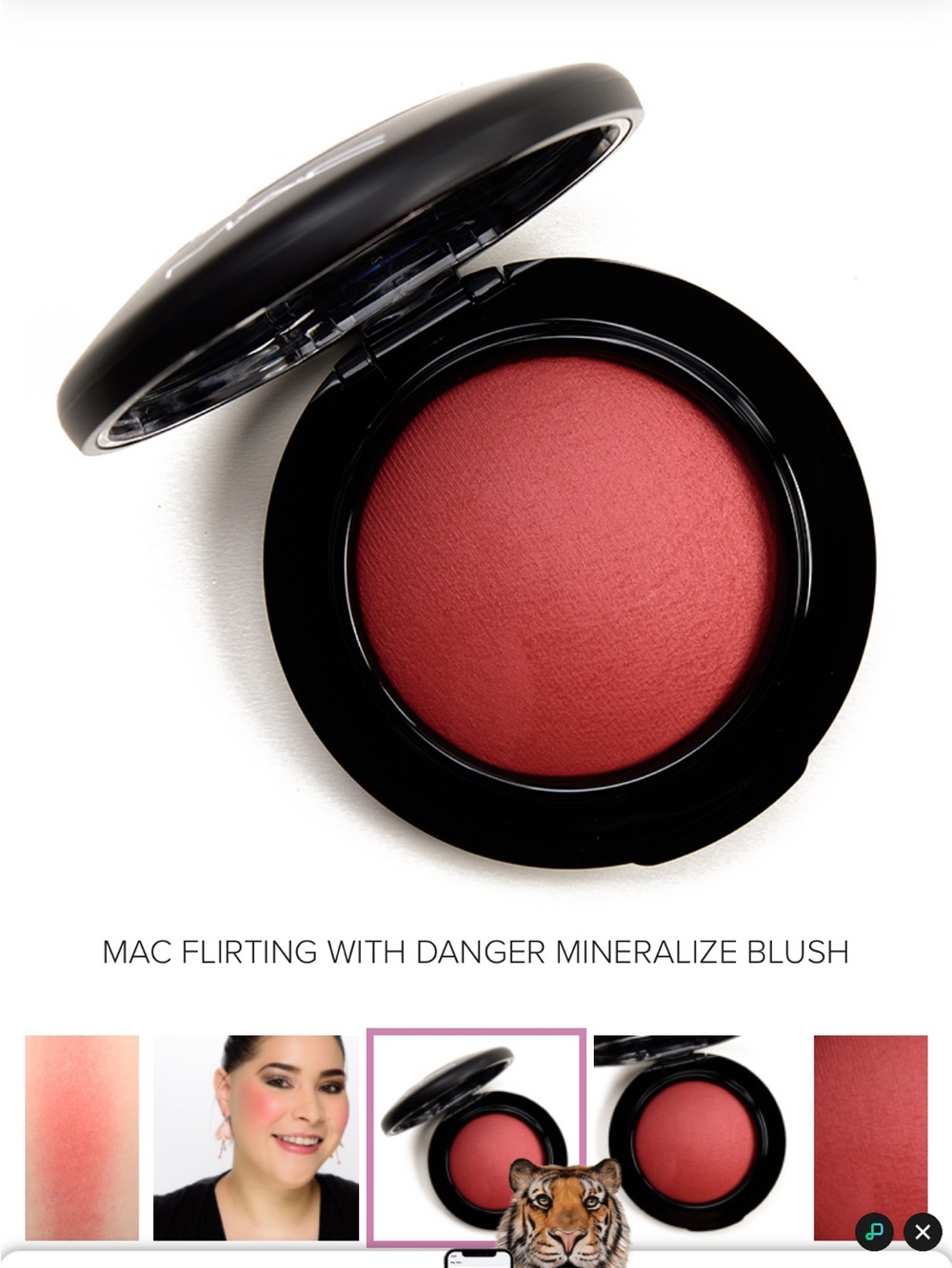 BRAND NEW MAC Cosmetics Blush — flirting with danger